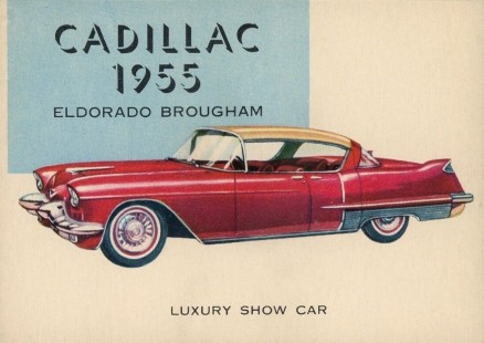1954 World On Wheels Cadillac 1955 #177 Non-Sports Card