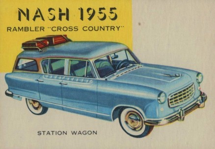 1954 World On Wheels Nash 1955 #178 Non-Sports Card