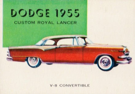 1954 World On Wheels Dodge 1955 #179 Non-Sports Card
