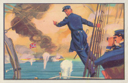 1954 Bowman U.S. Navy Victories Full Speed Ahead #14 Non-Sports Card