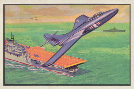 1954 Bowman U.S. Navy Victories Victory Through The Air #18 Non-Sports Card