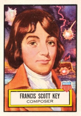1952 Look 'N See Francis Scott Key #12 Non-Sports Card