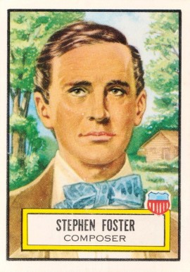 1952 Look 'N See Stephen Foster #28 Non-Sports Card