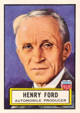 1952 Look 'N See Henry Ford #31 Non-Sports Card
