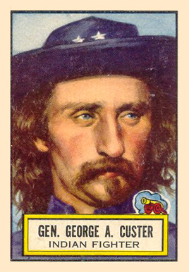 1952 Look 'N See Gen. George A Custer #37 Non-Sports Card