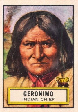 1952 Look 'N See Geronimo #56 Non-Sports Card
