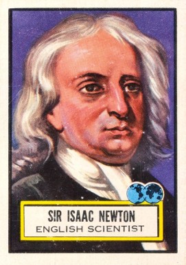 1952 Look 'N See Sir Isaac Newton #68 Non-Sports Card