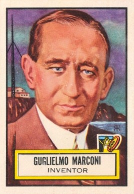 1952 Look 'N See Guglielmo Marconi #69 Non-Sports Card