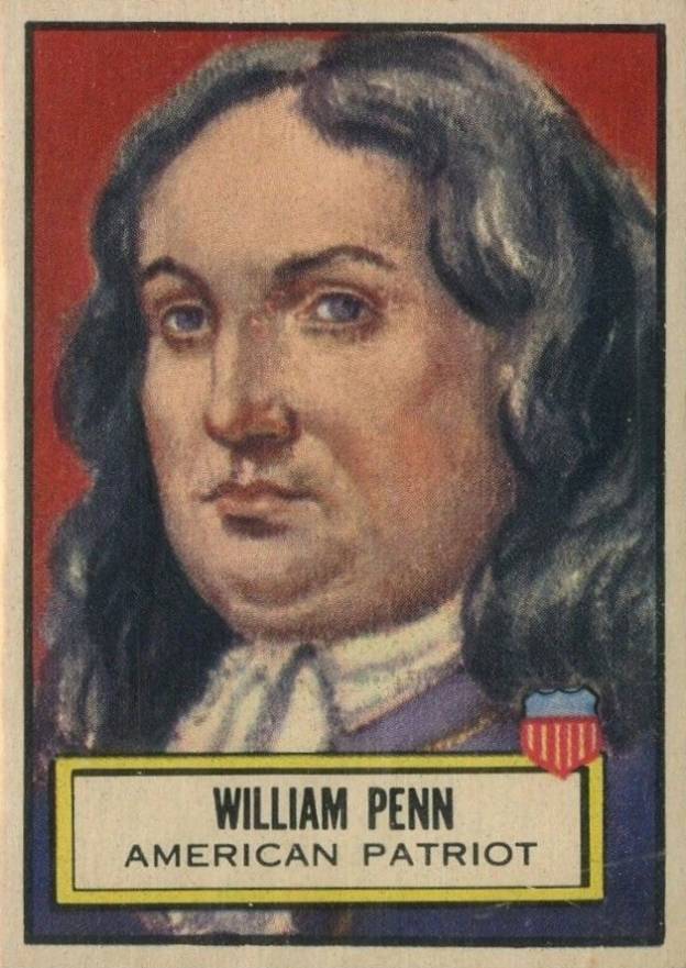 1952 Look 'N See William Penn #77 Non-Sports Card