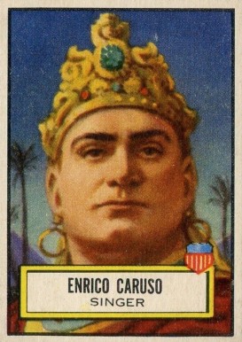 1952 Look 'N See Enrico Caruso #91 Non-Sports Card