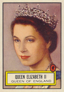 1952 Look 'N See Queen Elizabeth II #104 Non-Sports Card