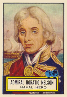 1952 Look 'N See Admiral Horatio Nelson #109 Non-Sports Card