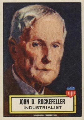 1952 Look 'N See John D. Rockefeller #112 Non-Sports Card