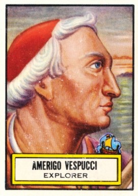 1952 Look 'N See Amerigo Vespucci #118 Non-Sports Card