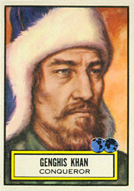 1952 Look 'N See Genghis Khan #128 Non-Sports Card