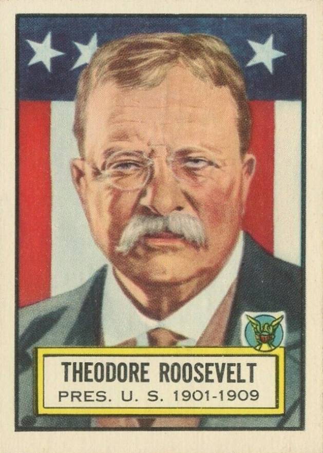 1952 Look 'N See Theodore Roosevelt #6 Non-Sports Card