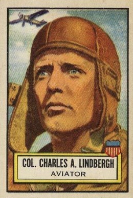 1952 Look 'N See Col. Charles A. Lindbergh #30 Non-Sports Card
