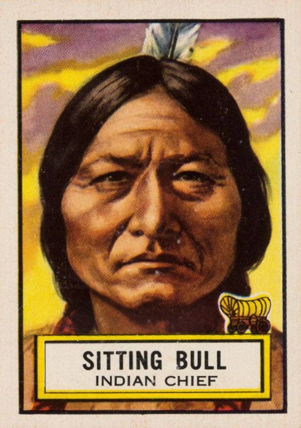 1952 Look 'N See Sitting Bull #58 Non-Sports Card