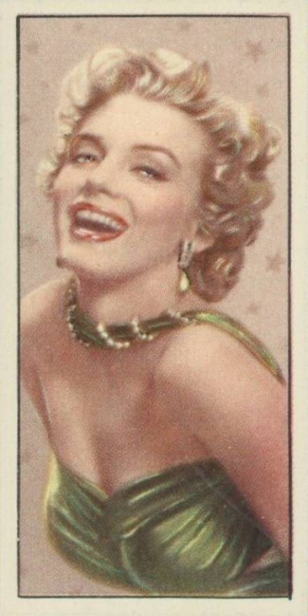 1955 Barbers Tea Ltd. Cinema & T.V. Stars Marilyn Monroe #24 Non-Sports Card