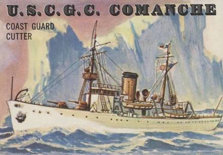 1955 Topps Rails & Sails U.S.C.G.C. Comanche #140 Non-Sports Card