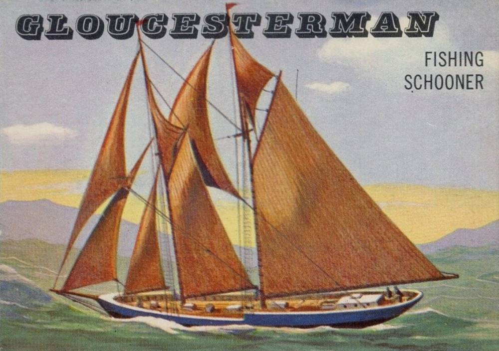 1955 Topps Rails & Sails Gloucesterman #176 Non-Sports Card