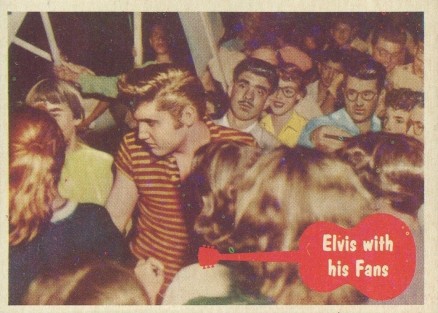 1956 Elvis Presley Elvis with his Fans #6 Non-Sports Card