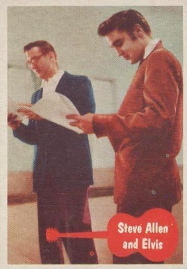 1956 Elvis Presley Steve Allen & Elvis #13 Non-Sports Card