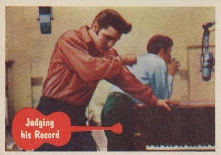1956 Elvis Presley Judging his Record #15 Non-Sports Card