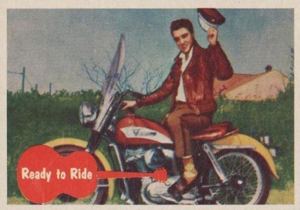 1956 Elvis Presley Ready to Ride #23 Non-Sports Card