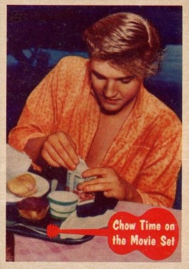 1956 Elvis Presley Chow Time on the Movie Set #36 Non-Sports Card