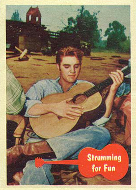 1956 Elvis Presley Strumming for Fun #37 Non-Sports Card