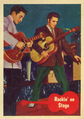 1956 Elvis Presley Rockin' on Stage #41 Non-Sports Card