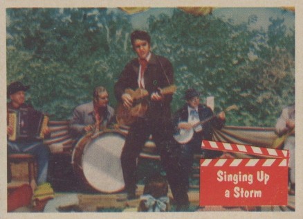 1956 Elvis Presley Singing Up a Storm #55 Non-Sports Card