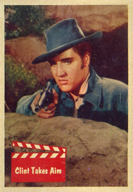 1956 Elvis Presley Clint Takes Aim #65 Non-Sports Card