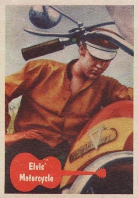 1956 Elvis Presley Elvis's Motorcycle #25 Non-Sports Card