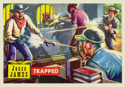1956  Round-Up Trapped #56 Non-Sports Card