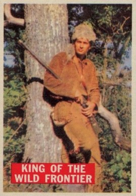 1956 Davy Crockett Orange King Of The Wild Frontier #1 Non-Sports Card