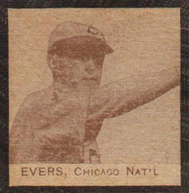 1909 Strip Card Johnny Evers # Baseball Card