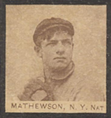1909 Strip Card Christy Mathewson # Baseball Card