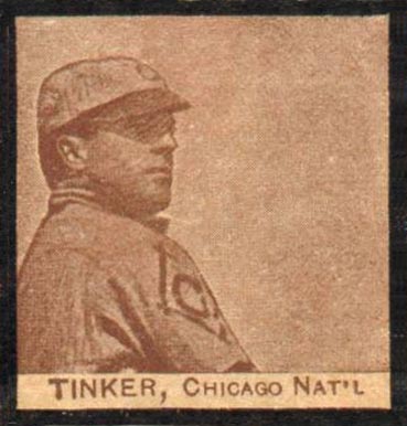 1909 Strip Card Joe Tinker # Baseball Card
