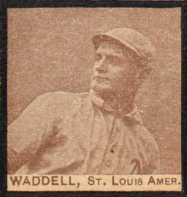 1909 Strip Card Rube Waddell # Baseball Card