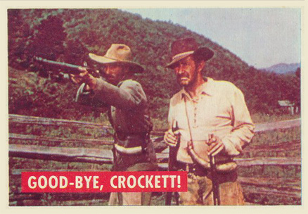 1956 Davy Crockett Green Back Good-Bye, Crockett! #38A Non-Sports Card