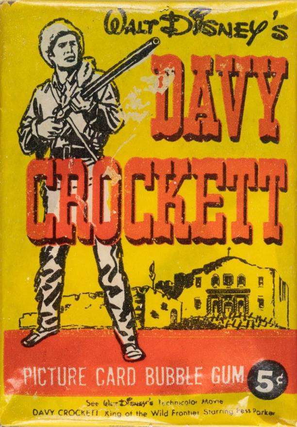 1956 Davy Crockett Green Back Wax Pack #WP Non-Sports Card