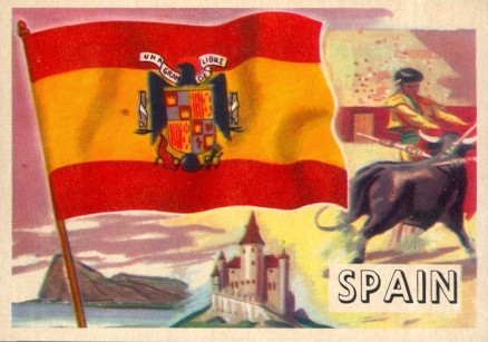 1956 Flags of World Spain #54 Non-Sports Card