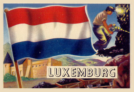 1956 Flags of World Luxemburg #56 Non-Sports Card