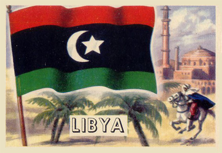 1956 Flags of World Libya #64 Non-Sports Card