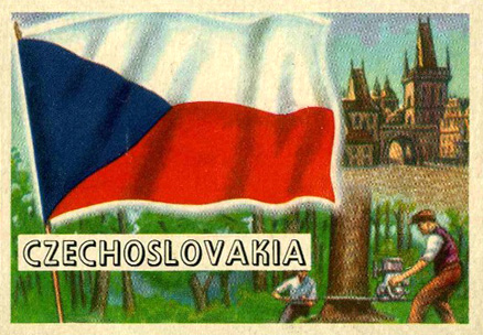1956 Flags of World Czechoslovakia #66 Non-Sports Card