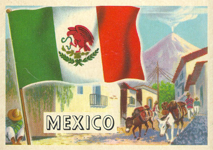 1956 Flags of World Mexico #67 Non-Sports Card