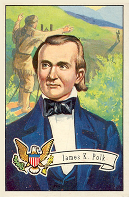 1956 Topps U.S. Presidents James Polk #14 Non-Sports Card