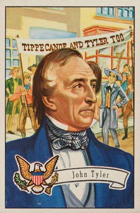 1956 Topps U.S. Presidents John Tyler #13 Non-Sports Card